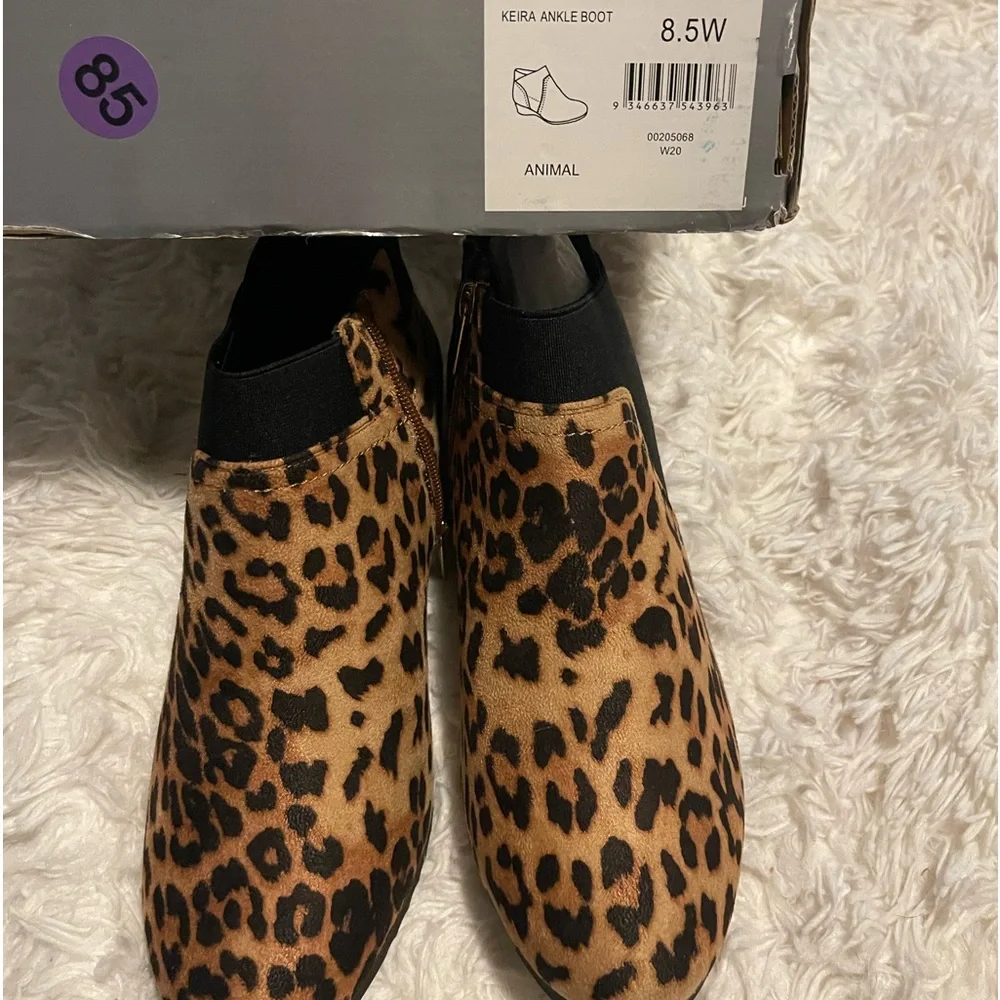 Cloudwalkers animal print Kiera ankle boot